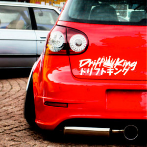 Виниловая наклейка на автомобиль в стиле JDM - Drift King