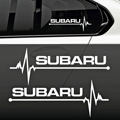 Виниловая наклейка на автомобиль - Subaru pulse 2 шт.