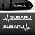 Виниловая наклейка на автомобиль - Subaru pulse 2 шт.