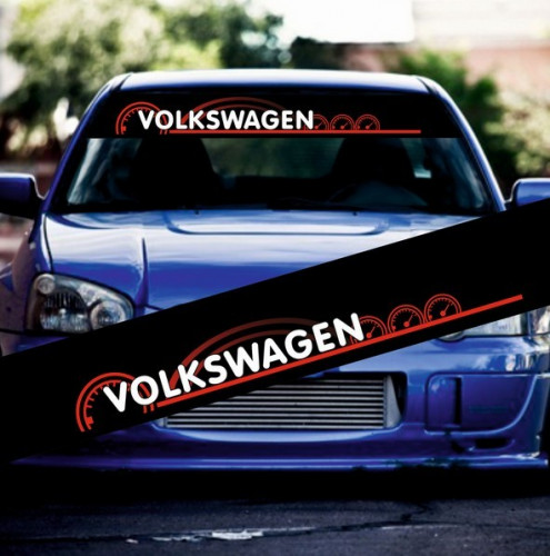 Полоса на лобовое стекло - VOLKSWAGEN
