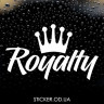 Вінілова наклейка на автомобіль у стилі JDM - Royalty #2 Вінілова наклейка на автомобіль у стилі JDM - Royalty #2