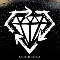 Вінілова наклейка на автомобіль у стилі JDM - Діамант, diamant