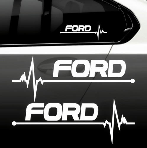Наклейки на авто Ford pulse / Форд пульс, 2 шт.
