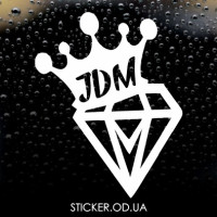 Вінілова наклейка на автомобіль в стилі JDM - Діамант, diamant #2