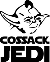 Вінілова  наклейка - Cossack Jedi