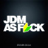 Виниловая наклейка на автомобиль - JDM as fuck Виниловая наклейка на автомобиль - JDM as fuck