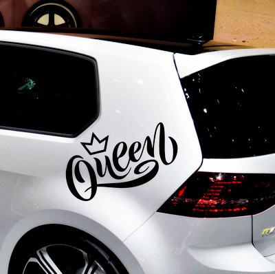 Вінілові наклейки на автомобіль - Queen, Корольова