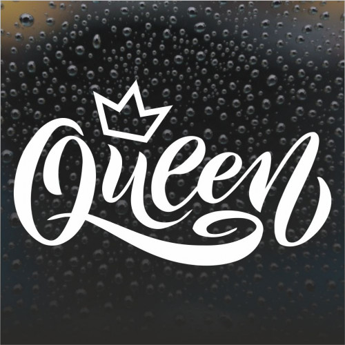 Вінілові наклейки на автомобіль - Queen, Корольова