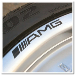 Наклейки на супорти та диски - AMG, 6 шт.