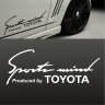 Наклейки на автомобіль Toyota Sports Mind