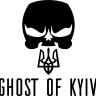 Вінілова наклейка - Ghost of Kyiv Вінілова наклейка - Ghost of Kyiv