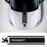 Наклейка на авто - Смуга на капот Peugeot