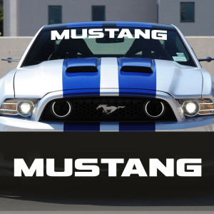 Вінілова наклейка на лобове скло - Mustang