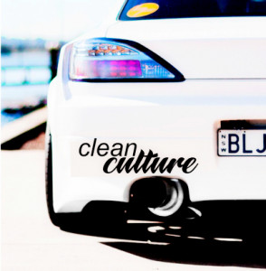 Вінілова наклейка на автомобіль у стилі JDM - Clean Culture