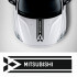 Наклейка на авто - Смуга на капот Mitsubishi
