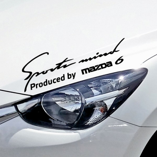 Вінілова наклейка на капот Mazda 6 Sports Mind