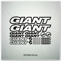 Набір наклейок на велосипеді GIANT, наклейки на раму.