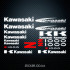 Набір наклейок на мотоцикл Kawasaki z1000 #2 Набір наклейок на мотоцикл Kawasaki z1000 #2