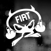 Наклейка на авто - Fiat Bad Boy