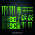 Набір вінілових наклейок - Monster set #1 Набір вінілових наклейок - Monster set #1