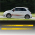 Наклейки смуги на бік автомобіля - FIAT АBART 500