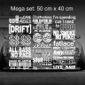 Набір JDM наклейок Set: 2
