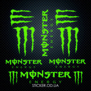 Набір вінілових наклейок - Monster set # 2