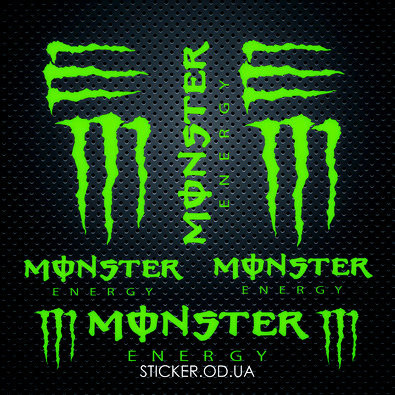 Набір вінілових наклейок - Monster set # 2