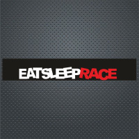 Смуга на лобове - EAT SLEEP RACE
