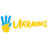 Вінілова наклейка - Peace Ukraine Вінілова наклейка - Peace Ukraine