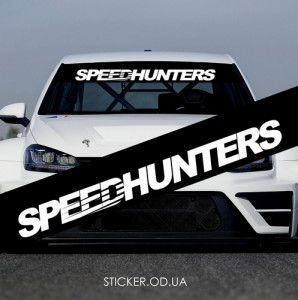 Вінілова сонцезахисна наклейка на лобове скло - SpeedHunters