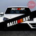 Полоса на лобовое стекло автомобиля Mitsubishi, полоса - Ralli ART