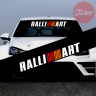 Полоса на лобовое стекло автомобиля Mitsubishi, полоса - Ralli ART