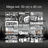 Набір JDM наклейок Set: 5