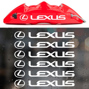 Наклейки на супорти та диски - Lexus, 6 шт