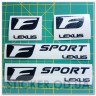 Наклейки на супорти та диски - Lexus Sport 4шт