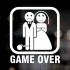 Наклейка на авто - Game over