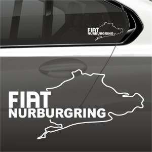 Наклейка Fiat Nurgburgring