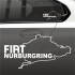 Наклейка Fiat Nurgburgring