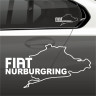 Наклейка Fiat Nurgburgring