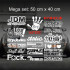 Набір JDM наклейок Set: 7