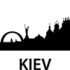 Вінілова наклейка на авто  - KIEV розмір 20 см