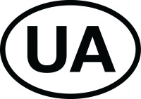 Вінілова  наклейка - UA