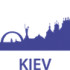 Вінілова наклейка на авто  - KIEV розмір 30 см