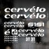 Набір наклейок на велосипед у стилі CERVELO