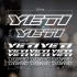 Набір наклейок на велосипеді в стилі Yeti