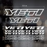 Набір наклейок на велосипеді в стилі Yeti