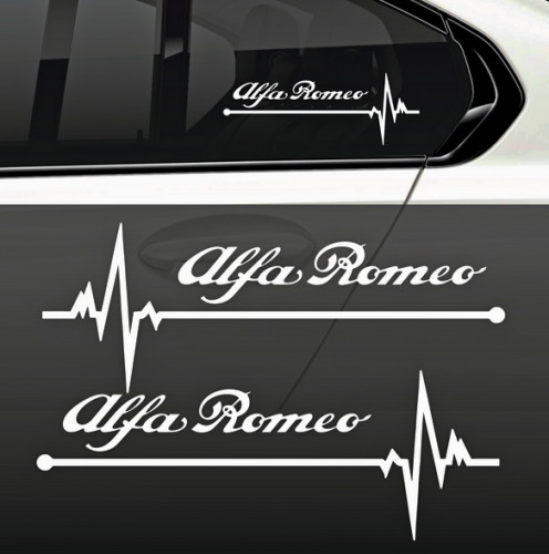 Наклейки на автомобіль Alfa Romeo пульс, 2 шт.