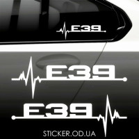 Виниловая наклейка на автомобиль BMW E39 pulse 2 шт.