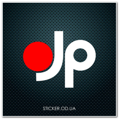 Вінілова наклейка на авто - JP
